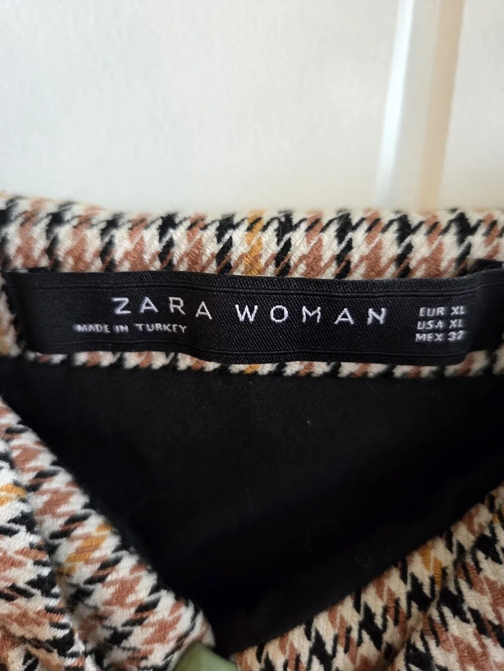 Zara | Plaid Pinafore Mini Dress | Size XL - Picture 3 of 4